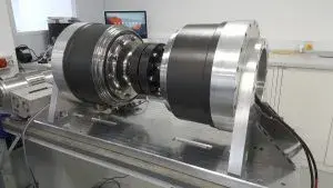Dual Motor Rig for measuring torque via a reaction arm.